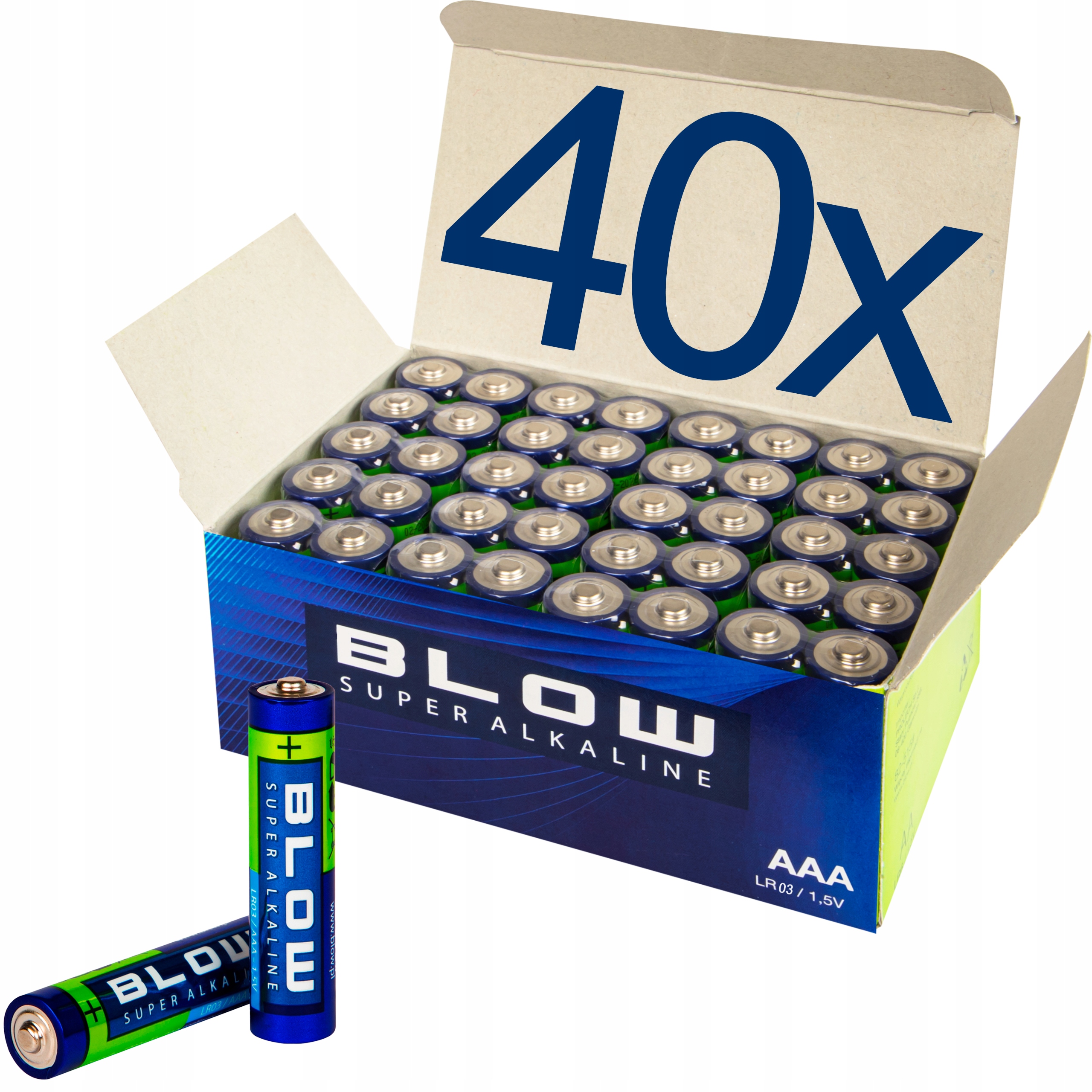 Blow AAA alkalická batéria (R3) 40 ks.